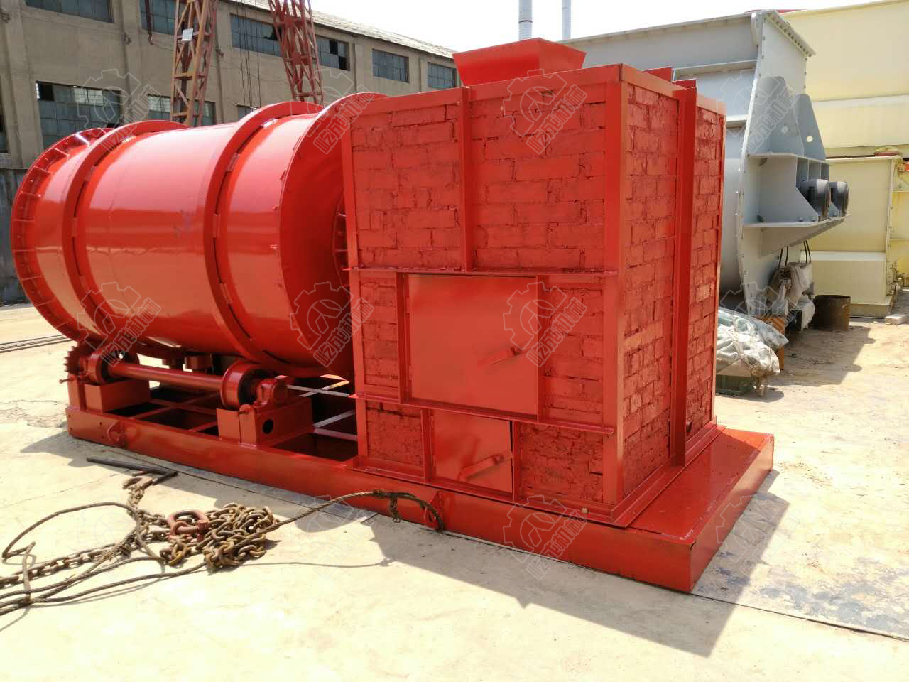 YC-GH623河沙烘干機側(cè)面圖